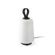 Lámpara de mesa de exterior portátil Faro Muna 34cm E27 LED blanco IP54 opal 72150