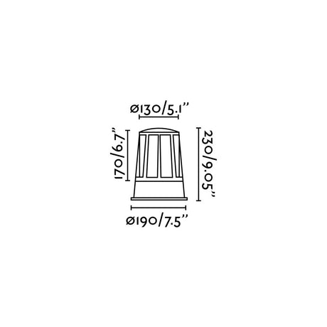 Faro 72310 - Dibujo técnico