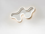 Plafón/Aplique de pared Schuller Marea LED blanco acero - vista 3