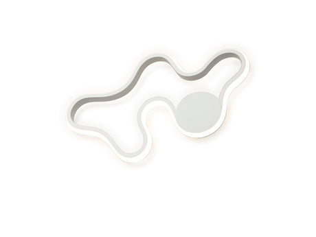 Plafón/Aplique de pared Schuller Marea LED blanco acero - vista 5