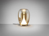 Lámpara de sobremesa Schuller Suspiro LED oro y ambar degradado cristal soplado 3000K vista 2