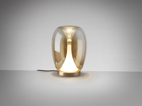 Lámpara de sobremesa Schuller Suspiro LED oro y ambar degradado cristal soplado 3000K vista 2