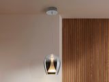 Schuller Suspiro Lamp Chrome/Smoky D18 724418