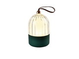 Lámpara de sobremesa Schuller Chiqui LED verde CCT portátil 15cm ambiente