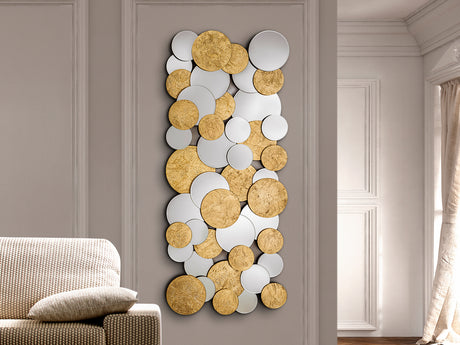 Espejo Schuller Cirze plata y oro 60x140cm 725751