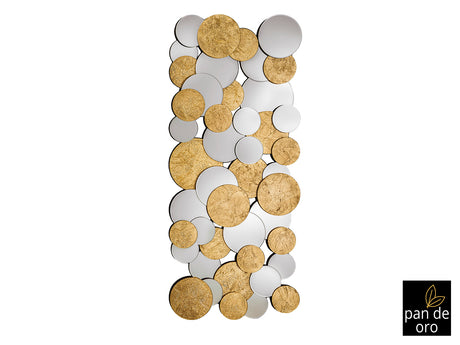 Espejo Schuller Cirze plata y oro 60x140cm 725751