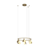 Lámpara de techo Shell Mantra dorado 7262