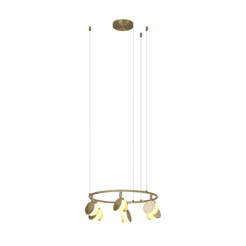 Lámpara de techo Shell Mantra dorado 7262