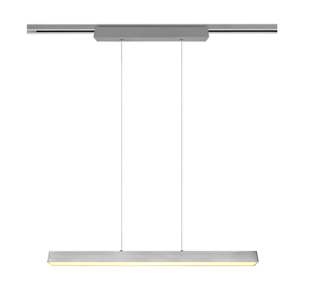 Lámpara de techo colgante Trio DUOline LED níquel mate 3000K regulable 180cm 730