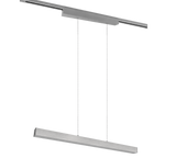 Lámpara de techo colgante Trio DUOline LED níquel mate 3000K regulable 180cm 730
