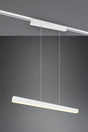 Lámpara de techo colgante Trio DUOline LED blanco mate 3000K regulable 180cm 730