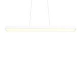 Lámpara de techo colgante Trio DUOline LED blanco mate 3000K regulable 180cm 730
