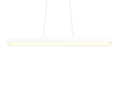 Lámpara de techo colgante Trio DUOline LED blanco mate 3000K regulable 180cm 730