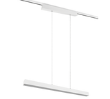 Lámpara de techo colgante Trio DUOline LED blanco mate 3000K regulable 180cm 730