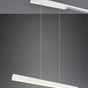 Lámpara de techo colgante Trio DUOline LED 3000K regulable 180cm blanco mate — ref. 73043131 (1)