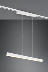 Lámpara de techo colgante Trio DUOline LED 3000K regulable 180cm blanco mate — ref. 73043131 (1)
