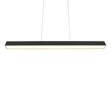Lámpara de techo colgante Trio DUOline LED negro mate 3000K regulable 180cm 7304