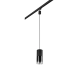 Lámpara de techo colgante Trio DUOline LED negro mate 2700K 180cm 73060132