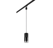 Lámpara de techo colgante Trio DUOline negro mate 180cm 73060132