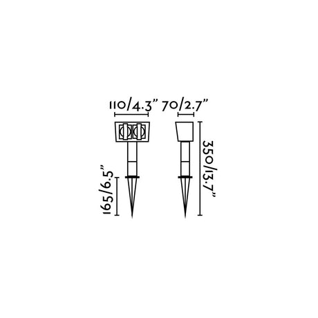 Faro 73100 - Dibujo técnico