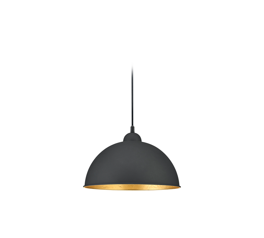 Lámpara de techo colgante Trio Duoline negro 180cm 73120102