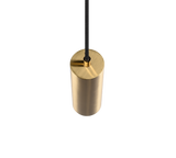 Lámpara de techo colgante Trio DUOline LED latón mate 3000K 180cm 73240108