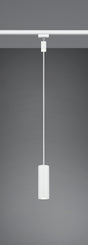 Lámpara de techo colgante Trio DUOline LED blanco mate 3000K 180cm 73240131