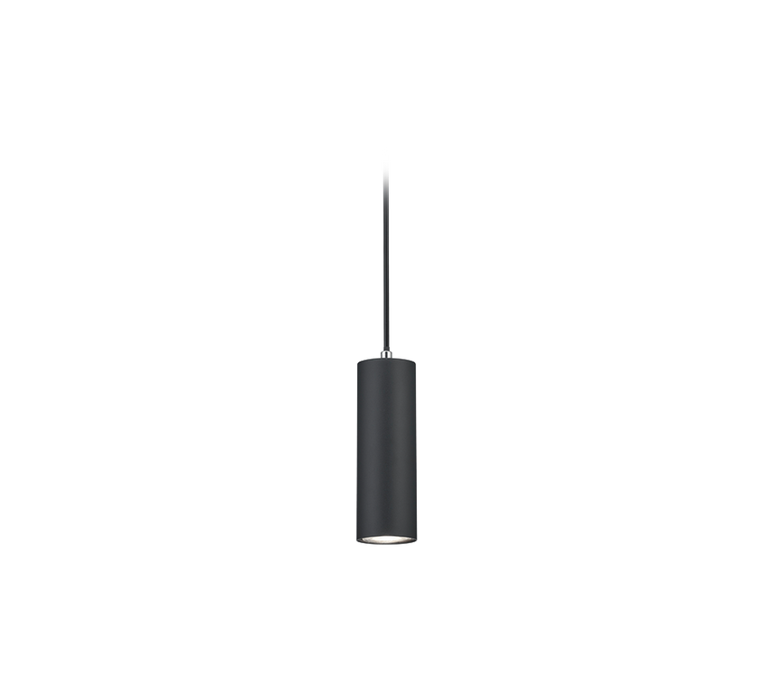 Lámpara de techo colgante Trio Duoline negro mate 180cm 73240132