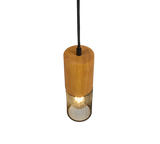 Lámpara de techo colgante Trio DUOline LED negro mate 2700K 180cm 73430132