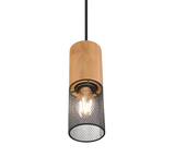 Lámpara de techo colgante Trio DUOline LED negro mate 2700K 180cm 73430132