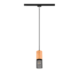 Lámpara de techo colgante Trio DUOline LED negro mate 2700K 180cm 73430132