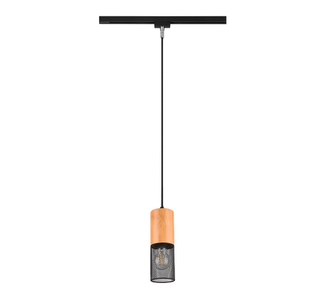 Lámpara de techo colgante Trio DUOline LED negro mate 2700K 180cm 73430132