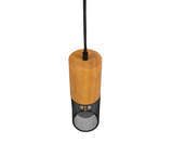 Lámpara de techo colgante Trio DUOline LED negro mate 2700K 180cm 73430132