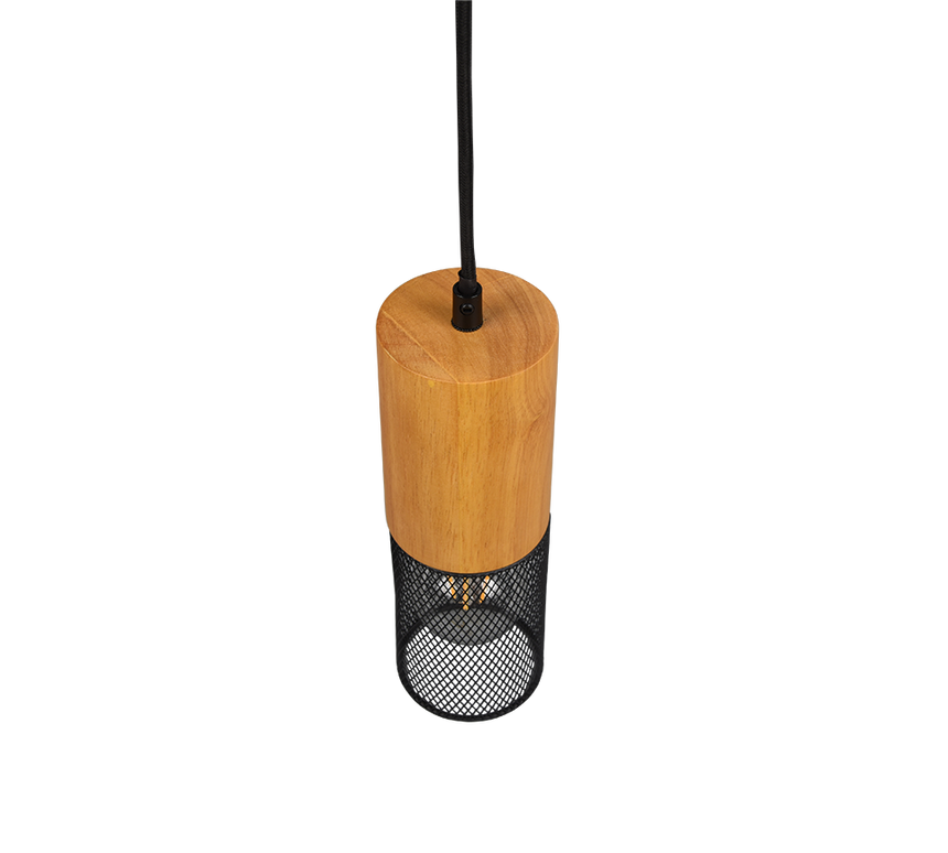 Lámpara de techo colgante Trio DUOline LED negro mate 2700K 180cm 73430132