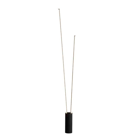 Mantra Vertical Lámpara pie de salón LED 44W 3000K regulable 183cm negro — ref. 7346 (2)