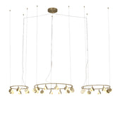 Mantra Shell Lámpara de techo colgante LED oro 7355