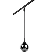 Lámpara de techo colgante Trio DUOline LED negro mate 2700K 180cm 73700132