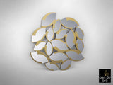 Espejo Schuller Sandal pan de oro y dorado 114x120cm vista 2