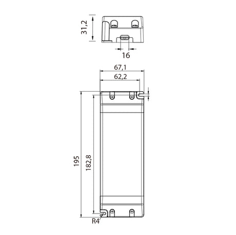 Empotrable Tiras Led Strips Mantra blanco 7375