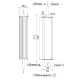 Empotrable Tiras Led Strips Mantra negro 7378