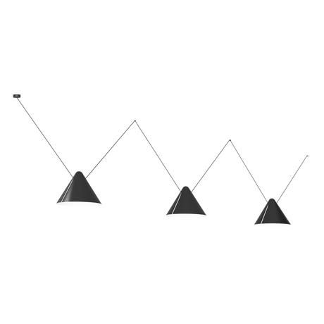 Lámpara de techo colgante LedsC4 Super Attic Conic Shape E27 125cm 00-8380-05-05