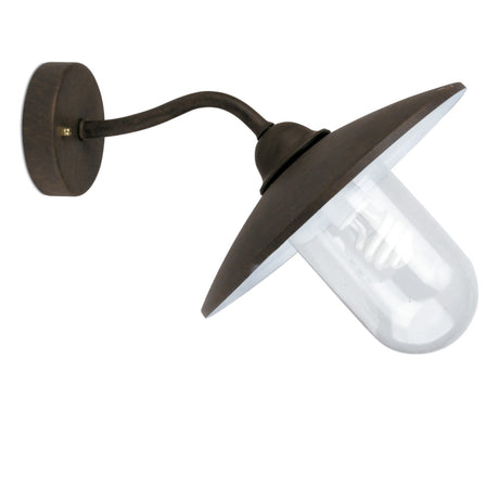 Faro Wally 74261 Wally-2 Aplique marrón oxido 1 luz bajo consumo