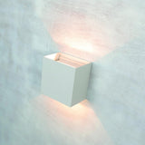 Mantra Davos Aplique exterior LED 4x6W 3000K IP54 beige, blanco 7816