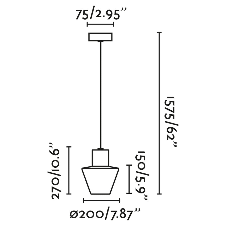 Faro 74427C-02 - Dibujo técnico
