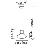 Faro 74427C-03 - Dibujo técnico