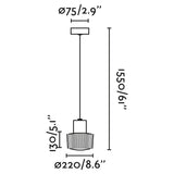 Faro 74427C-04 - Dibujo técnico