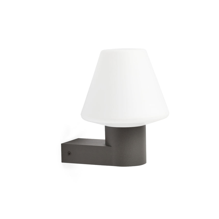 Faro Mistu Aplique Gris Oscuro 1Xe27 Max 15W