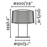 Faro MUFFIN 259 Lámpara sobremuro gris oscuro 74433S-04