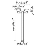 Faro 74435F2-03 - Dibujo técnico