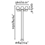 Faro 74436F3-02 - Dibujo técnico
